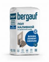 Наливной пол на цементной основе Bergauf Boden Zement Medium 20 кг , РОССИЯ, код 0430404017, штрихкод 461008838219, артикул