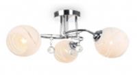Люстра AURA PERLA-WH-3E27 440x440x210 хром IN HOME, Китай, код 05202061493, штрихкод 469061205807, артикул 4690612058078