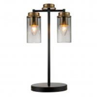Настольный светильник Escada 2118/2 E14*40W Black/Brass, КИТАЙ, код 05202250154, штрихкод 505037096846, артикул 2118/2