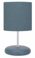 Светильник с абажуром LE TL HELEN 02 PLAIN BLUE (Синий, E14), КИТАЙ, код 05202250139, штрихкод 468025505618, артикул