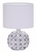 Светильник с абажуром LE TL JULIE 02 WHITE GREY (Бело-серый, E14), КИТАЙ, код 05202250144, штрихкод 468025505624, артикул