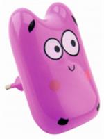 Светильникк светодиодный ночник LE LED NL-855 0,6W Кроха розовый, КИТАЙ, код 05202260016, штрихкод 468025503310, артикул LE062101-0014