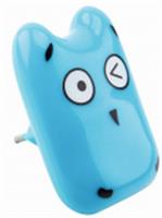 Светильникк светодиодный ночник LE LED NL-855 0,6W Кроха синий, КИТАЙ, код 05202260017, штрихкод 468025503307, артикул LE062101-0013