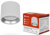 Накладной НПБ ЦИЛИНДР GX53-CH/WH под лампу GX53 95х80мм белый/хром IN HOME, КИТАЙ, код 05213020187, штрихкод 469061204656, артикул 4690612046563