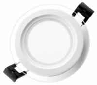Светильник светодиодный (окантовка стеклом) LE LED GLRL WH 12W D160 4000K, Китай, код 05213040341, штрихкод 468025504141, артикул LE061303-0004