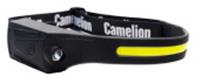 Фонарь налобный Camelion LED5383 (фонарь налобн, черный, лента COB+ LED, 4 реж, 3XAAA), Китай, код 05217020043, штрихкод 489525780069, артикул 15688