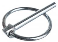 Шплинт-штифт быстросъемный с кольцом DIN11023 D4,5 Zn (2 шт.), Россия, код 06206030041, штрихкод 460670003881, артикул 12 0388 1