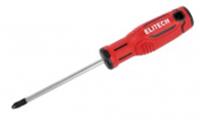 Отвертка ELITECH PH1 х 75мм 211202, КИТАЙ, код 0660500488, штрихкод 464003202850, артикул 211202