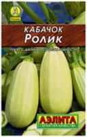 Семена Кабачок Ролик 8шт, ультраранний (Аэлита) лидер, Россия, код 31303500034, штрихкод 460172916313 