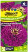 Семена Цинния Фиолетовая Королева георгиноцв./Сем Алт/цп 0,2 гр., Россия, код 31305080460, штрихкод 468020606532, артикул 00-00034199