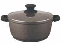 Кастрюля алюминиевая литая LaDina,  24 см,  4,2л., Китай, код 35001080179, штрихкод 464025000158, артикул 73224