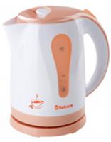 Чайник электрический SAKURA SA-2326A (1.8) бел/оранж д, Китай, код 3660200005, штрихкод 462708953617