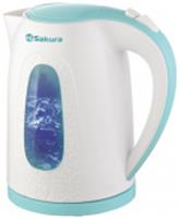 Чайник электрический SAKURA SA-2345WBL (2.0) бел/мор волна д, Китай, код 3660200007, штрихкод 462715382716