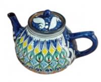 Чайник керам, 2000 мл, узор, арт 80206-14/16, УЗБЕКИСТАН, код 4010200617, штрихкод 464025000427, артикул 80206-14