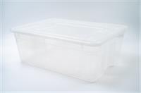 Контейнер бытовой с крышкой 11 L. 390х280х140 kont5-1 (прозрачный), РОССИЯ, код 40528020002, штрихкод 469064502074, артикул kont 5-1