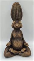 Садовая фигура «Зайка ДЗЕН» монохром (бронза) Ф239б, РОССИЯ, код 41803020383, штрихкод 462713470475, артикул