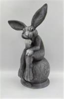 Садовая фигура Заяц Огюст (серебро) Ф268с, Россия, код 41803020309, штрихкод 462713470550 