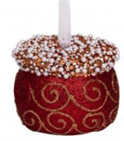 Новогоднее подвесное украшение (пенополистирол, полистирол) / 6*7,5*7,5см арт.92487, КИТАЙ, код 75002092679, штрихкод 466011518482, артикул 92487