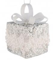 Новогоднее подвесное украшение из пенополистирола и ПВХ / 7х7х9см арт.92217, КИТАЙ, код 75002092670, штрихкод 466011517895, артикул 92217