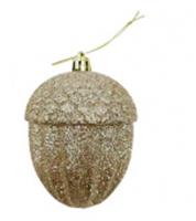 Новогоднее подвесное украшение из полипропилена 6,5х6,5х8,7см арт.92242, Китай, код 75002092588, штрихкод 466011517920