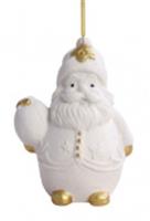 Новогоднее подвесное украшение из фарфора 4,5х8,5х6см арт.92748, Китай, код 75002092609, штрихкод 466011518510