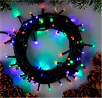 Электрогирлянда на 100 LED ламп, размер 1000 cм, мультицвет, 8 режимов, арт.92820, КИТАЙ, код 75004010538, штрихкод 466011518533, артикул 92820