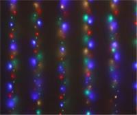 Гирлянда Занавес Роса 3х2м 200LED 10 нитей, 8 реж, мульт, USB, пульт арт.10922-8140 Код270414, КИТАЙ, код 75004020137, штрихкод 468046619917, артикул 270414