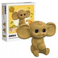 20048 QBRIX Картонный 3D конструктор Чебурашка, РОССИЯ, код 83501130010, штрихкод 463017889126, артикул 20048