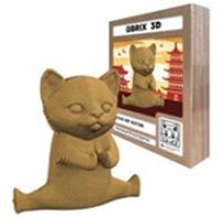 20066 QBRIX Картонный 3D конструктор Кунг-фу котик, РОССИЯ, код 83501130017, штрихкод 463017889181, артикул 20066