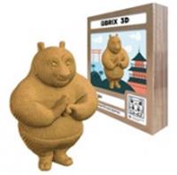 20079 QBRIX Картонный 3D конструктор Панда, РОССИЯ, код 83501130026, штрихкод 463017889208, артикул 20079