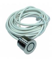 Сенсорная пьезокнопка LED RGB, М27х1,5 (3/4), AISI-316, кабель 10м