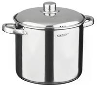 Кастрюля 13л Гретта KT04-D-130 d28 металлическая крышка (2)