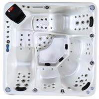 СПА бассейн Joyee SPA Las Vegas 200х200х83 см чаша Silver White marble, панели Brown