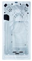 Плавательный СПА бассейн Bigeer BG 6652 чаша Silver White, панели Grey
