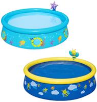 Надувной детский бассейн Bestway круглый My First Pool с брызгалкой, 152х38 см, арт. 57326
