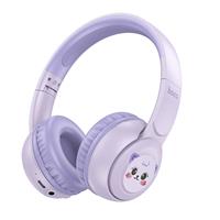 Bluetooth-наушники полноразмерные Hoco W60 Rhyme (детские) (dream purple) 236090