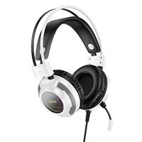 Проводные наушники с микрофоном полноразмерные Hoco W110 Resource Jack 3,5 (white) 236040