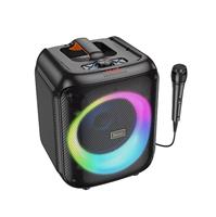 Портативная акустика Hoco HA1 Graceful + микрофон 30W (black) 219962