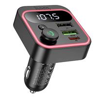 Автомобильный FM-трансмиттер Hoco E85 Tiger PD20W+QC3.0 (black) 239705