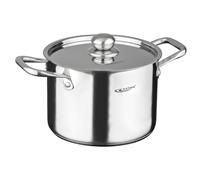 Кастрюля нержавеющая сталь 12л клепаные ручки КТ-G-00212 d28см h20см (2)