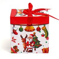 Коробка подарочная НГ 15х15х15см 10123-1517 271525