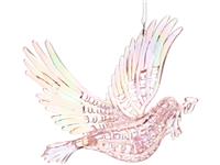 Елочное украшение Подвеска Взмах крыльев 15х15см розовый 916-0904 (480)