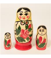 Матрешка деревянная 3 куклы 10107