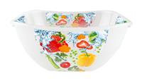 Миска пластиковая 3л 4312274 с декором (28)