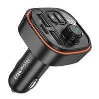 Автомобильный FM-трансмиттер Borofone BC59 Heroic (black) 236086