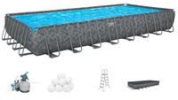 Каркасный бассейн Bestway APX 365 561KJ, 956x488x132 см