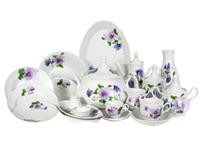 Кофейный сервиз 14 предметов Анютины глазки 4С0704/1Ф34
