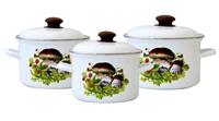 Набор кастрюль Грибная поляна С-7/4АП2 