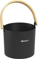 Ведро Everest (Эверест) 5л, алюминий BLACK (TG-44)