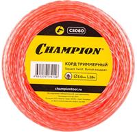 Леска триммерная (корд) Champion Square Twist DUO 3.0мм *28м (витой квадрат)